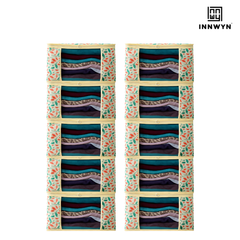 Pack of 10 Printed Saree Covers