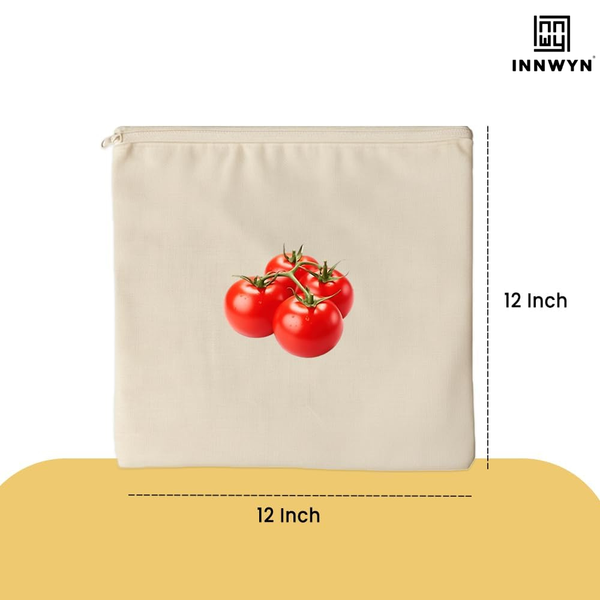 Pack of 10 Cotton Vegetable Storage Bags