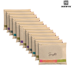 Personalized Pack of 12 Cotton Saree Covers