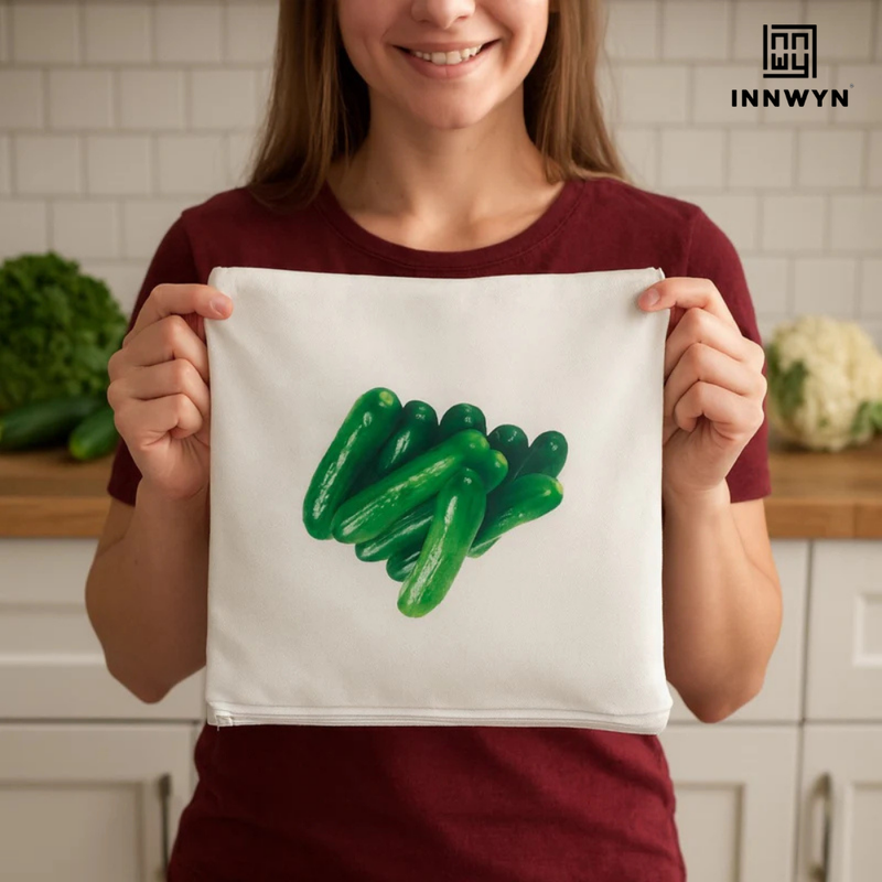 Pack of 5 Cotton Vegetable Storage Bags