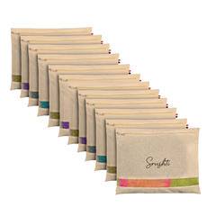 Personalized Pack of 12 Cotton Saree Covers