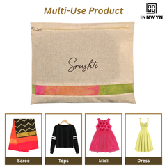 Personalized Pack of 24 Cotton Saree Covers