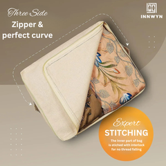 Pack of 3 Cotton Canvas Storage Bags