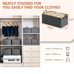 Pack of 4 Rectangle Storage Boxes