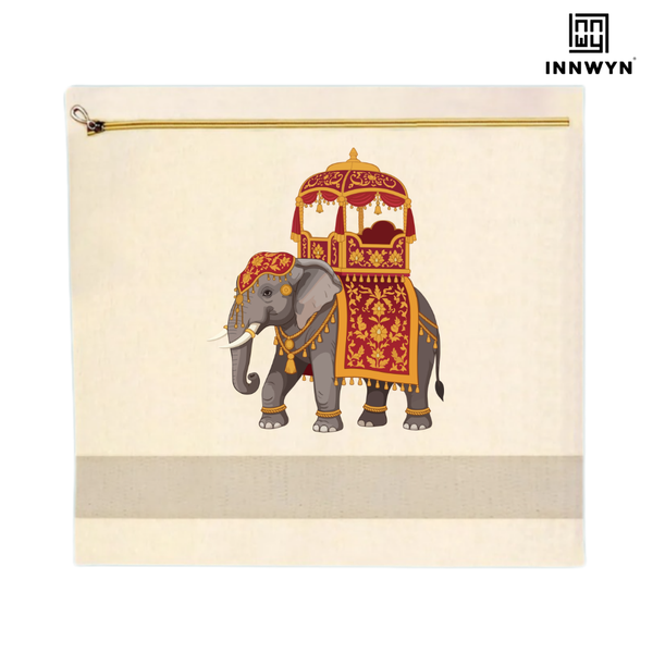 Bridal special Cotton saree cover with printing