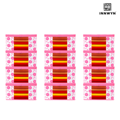 Pack of 12 Printed Saree Covers