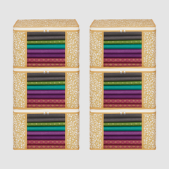 Pack Of 6 High Quality Printed Saree Cover