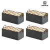 Pack of 4 Rectangle Storage Boxes