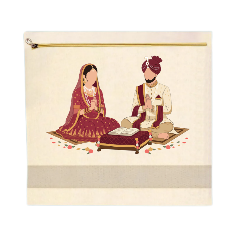 Bridal special Cotton saree cover with printing
