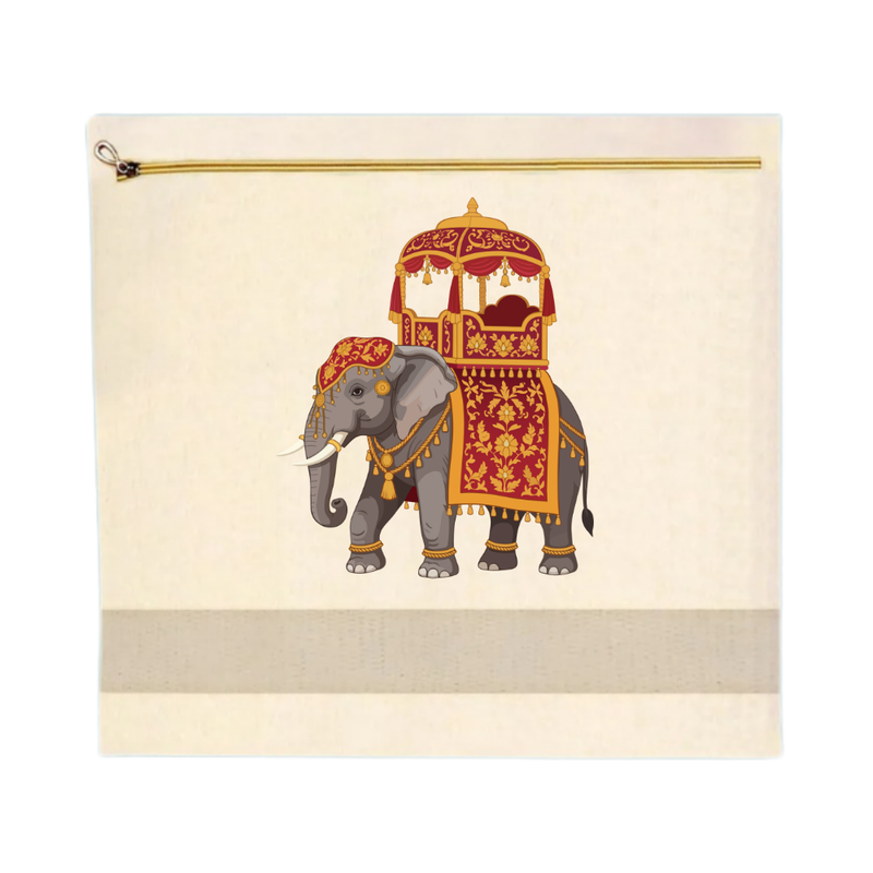 Bridal special Cotton saree cover with printing
