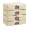 Pack of 4 Cotton Canvas Storage Bags