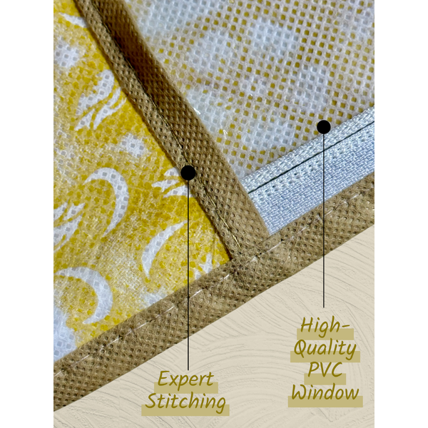 Pack Of 10 High Quality Printed Saree Cover
