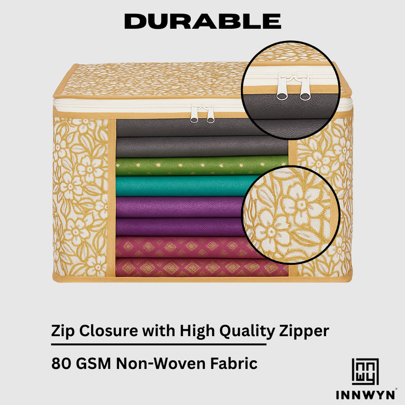 Pack Of 10 High Quality Printed Saree Cover