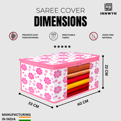 Pack of 10 Printed Saree Covers
