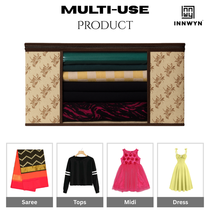 Pack Of 12 High Quality Printed Saree Cover