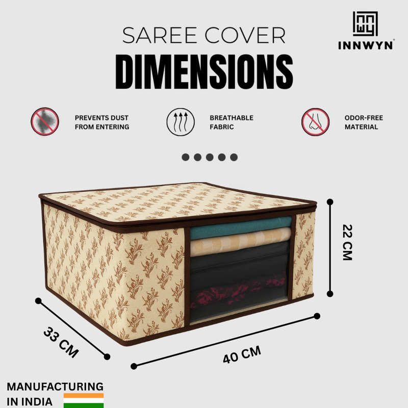 Pack Of 12 High Quality Printed Saree Cover