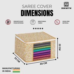 Pack Of 6 High Quality Printed Saree Cover