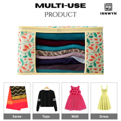 Pack of 6 Printed Saree Covers