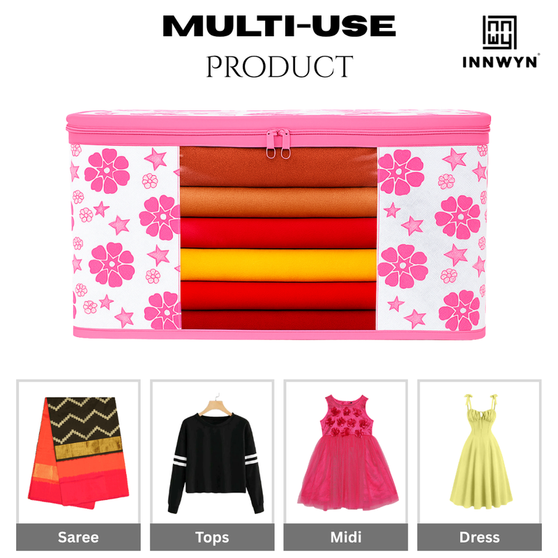 Pack of 12 Printed Saree Covers
