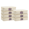 Pack of 7 Cotton Canvas Storage Bags