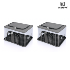 Pack of 2 Transparent Clothes Organizers