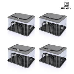 Pack of 2 Transparent Clothes Organizers