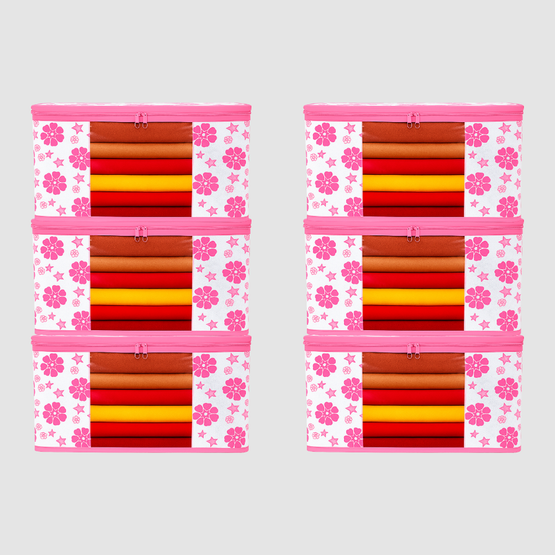 Pack of 10 Printed Saree Covers
