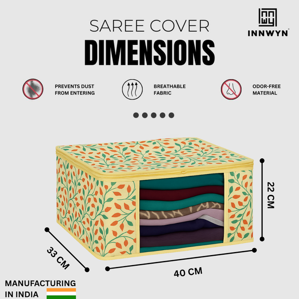Pack of 12 Printed Saree Covers