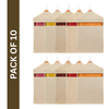Pack of 10 Hanging Cotton Saree Covers