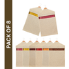Pack of 8 Hanging Cotton Saree Covers