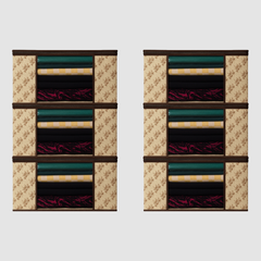 Pack Of 6 High Quality Printed Saree Cover