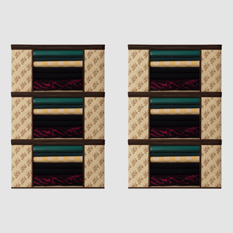 Pack Of 6 High Quality Printed Saree Cover