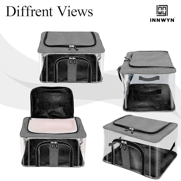 Pack of 2 Transparent Clothes Organizers