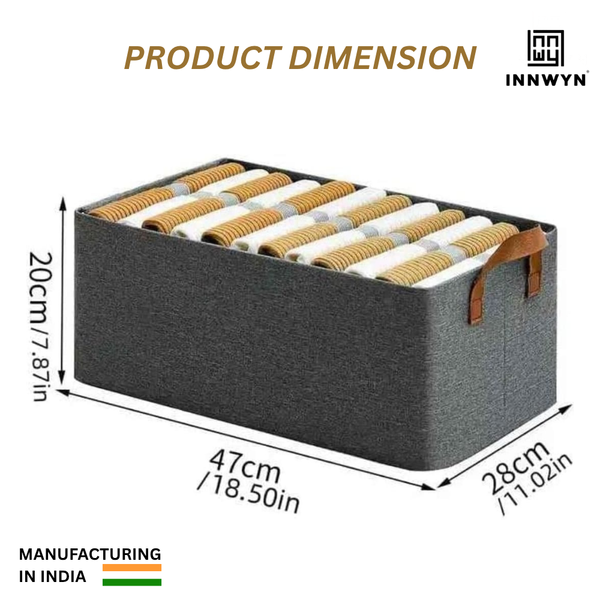Pack of 8 Rectangle Storage Boxes