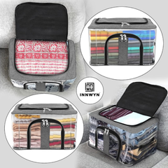Pack of 2 Transparent Clothes Organizers
