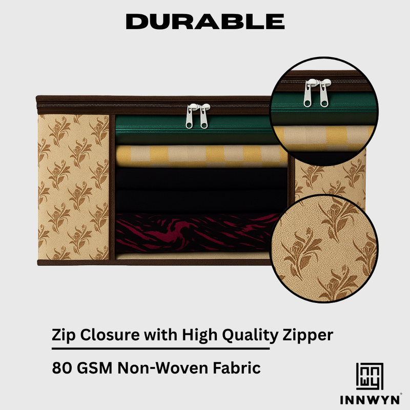 Pack Of 10 High Quality Printed Saree Cover