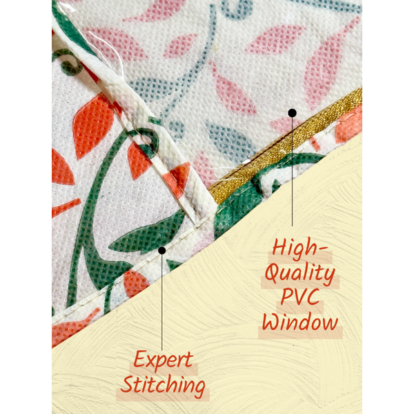 Pack of 10 Printed Saree Covers