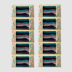 Pack of 10 Printed Saree Covers